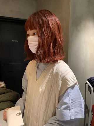 ミディアム カラー アンニュイヘア🪽 ayumiのヘアスタイル