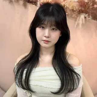 ロング 🤍 韓国ヘア / INORI 🤍のヘアスタイル
