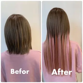 ショート 白髪ぼかしハイライト めさきすずなのヘアスタイル