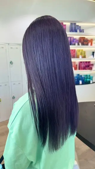 ロング カラー 垢抜け/レイヤー/ ハイトーン/アスナのヘアスタイル