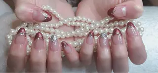 ミディアム ネイル 長さ出し専門 nynaのネイルデザイン