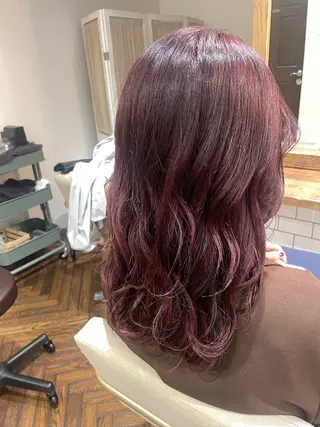 セミロング 韓国レイヤー/透明感 カラー/Harukiのヘアスタイル