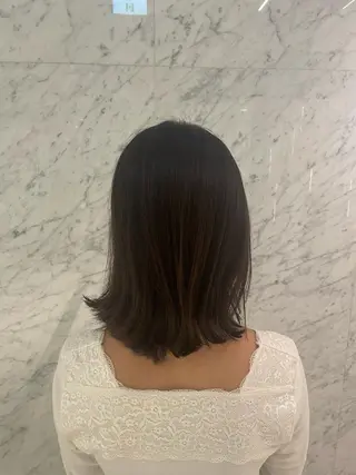 ミディアム カラー ラティアンヌイグレック所属・豊中/髪質改善/ レイヤーカットミヅキのヘアスタイル