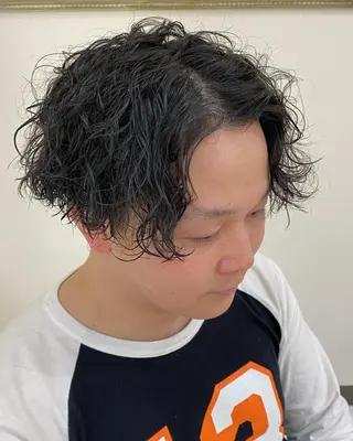 パーマ メンズ 年間2000名担当◎ パーマ職人/仲原佑樹のヘアスタイル