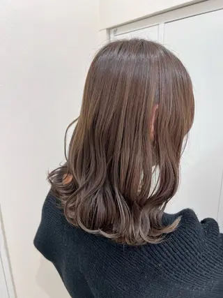 セミロング カラー 暗髪/艶髪/Ono .のヘアスタイル