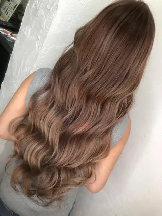 ロング カラー 髪質改善専門店 エイジングケアのヘアスタイル