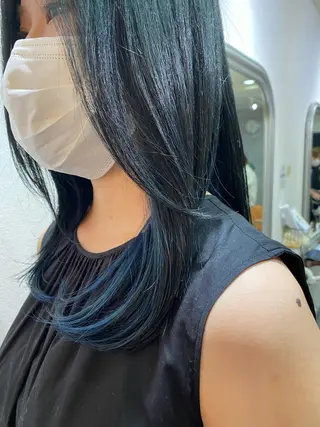 ロング カラー Hello Design Coconeel所属・UNJOUR / kannaのヘアスタイル