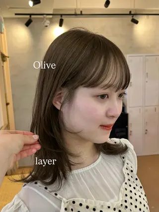 ミディアム 🫧レイヤー/暖色 /ベージュMAI🫧のヘアスタイル