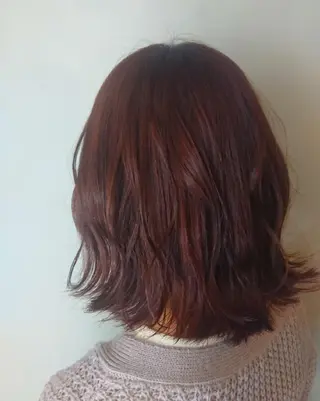 ミディアム カラー 田邉 俊和のヘアスタイル