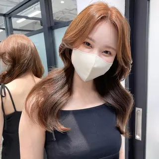 ロング 韓国レイヤーカット 髪質改善▫️水野有真のヘアスタイル