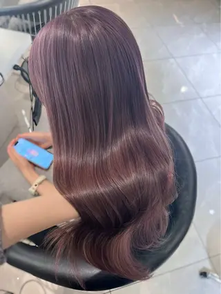 ロング カラー 韓国レイヤー×モテ髪 /MITSUKI🤍のヘアスタイル