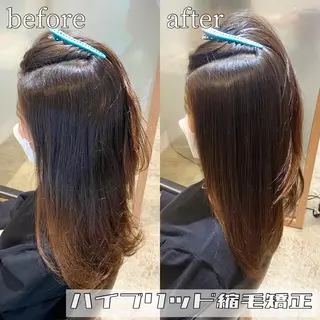 ロング パーマ ブリーチ縮毛矯正/ デサキ ショウヘイのヘアスタイル