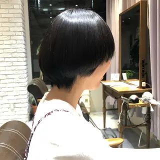 ショート カラー ヘアアレンジ 柳井 準平のヘアスタイル