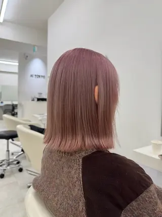 ショート カラー AITOKYO Ｓ渋谷所属・渋谷/ハイトーン/ ブリーチ/歩夢のヘアスタイル