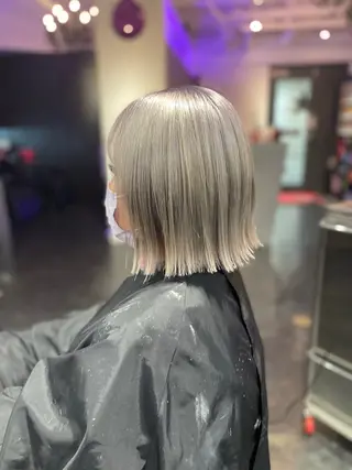 ミディアム 平井 海冬のヘアスタイル