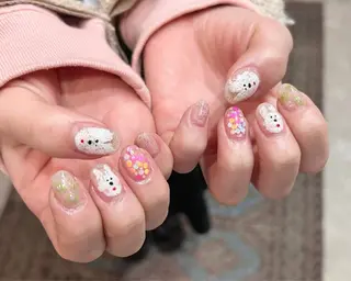 ネイル 0203ムニムサン 💙Harukaのネイルデザイン