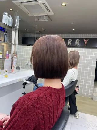 ショート カラー ヘアアレンジ 💗横浜美容室 💗HARUNAのヘアスタイル