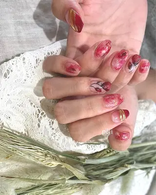 セミロング m kaori𓃟のネイルデザイン