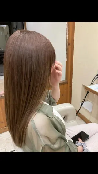 ロング 松澤 勇輝のヘアスタイル