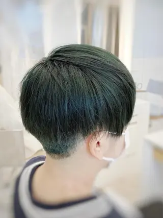 ショート ブリーチカラー✨ 駒場　笙のヘアスタイル