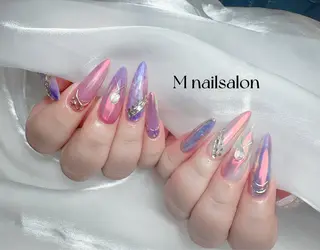 ネイル M🌷nail 長さだし専門店のネイルデザイン
