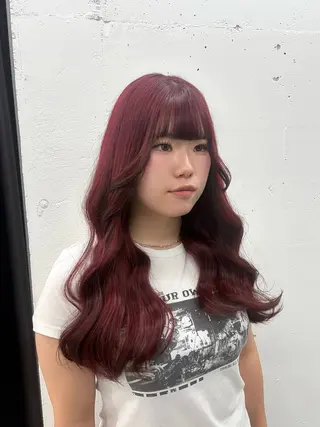 ロング カラー 🌟ゆりあ🌟 JILLSTUDIOのヘアスタイル