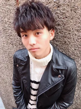 ショート カラー パーマ ヘアアレンジ メンズ CHIC share salon所属・ちこ .のヘアスタイル