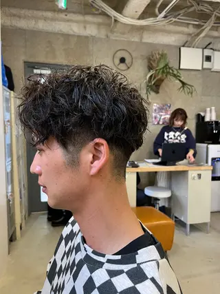 パーマ メンズ メンズパーマ/天神 大名/MIYAKEのヘアスタイル