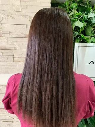 ロング 韓国ヘア×ハイトーン AYA💫のヘアスタイル