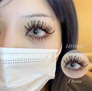 マツエク・マツパ My+ アメ村心斎橋 Lisa‎.𓍯 ‬のマツエク・マツパデザイン