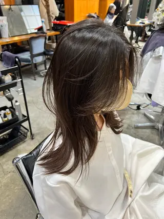 ロング カラー haco＋所属・圧倒的デザイン力 店長🎨RENAのヘアスタイル