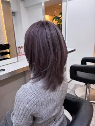 ミディアム カラー Ｖｉｏｔ  銀座 樋口 桃佳のヘアスタイル