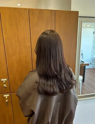 セミロング りな/ツヤカラー/ 豊橋美容院のヘアスタイル