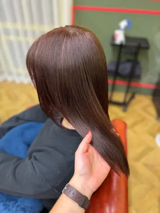 セミロング cureK所属・米倉 麻衣のヘアスタイル