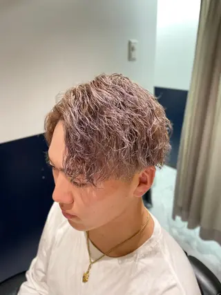 ショート パーマ メンズ 銀座メンズカット/ 銀座メンズパーマ/のヘアスタイル