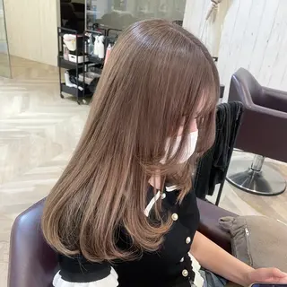 ロング カラー ブリーチカラー‎🤍 ききのヘアスタイル