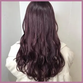 ロング カラー パーマ ヘアアレンジ 八巻 晴香のヘアスタイル