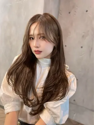 ロング MOMOHA/ 🍑レイヤーカットのヘアスタイル