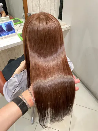 セミロング 髪質改善縮毛矯正 kosuke_IJKのヘアスタイル