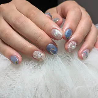 ネイル 門戸厄神プライベートサロンulunail所属・ulunail mikaのネイルデザイン