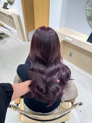 カラー ulu名古屋栄所属・落合しほ/韓国ヘア/ 髪質改善/縮毛矯正のヘアスタイル
