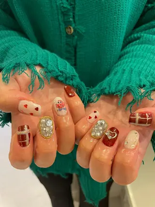 ネイル 束感まつ毛/ネイル/ LED♥KIRARAのマツエク・マツパデザイン