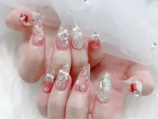 ネイル MoMoA Nail ネイル長さ出し専門店のネイルデザイン