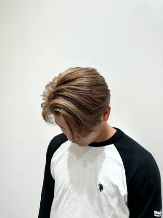 ショート カラー メンズ 大野 桃果のヘアスタイル