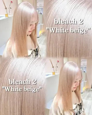 ロング カラー ハイトーン/横浜 /伊藤　怜のヘアスタイル