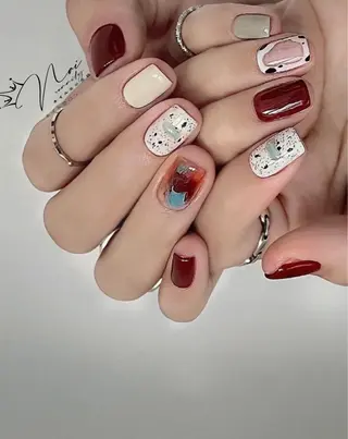 ネイル 長さだし専門店 M2 rikaのネイルデザイン