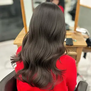 セミロング カラー ブリーチなし/レイヤ ー特化🌈Tommyのヘアスタイル