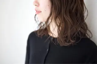 ミディアム カラー 🍑もも 🍑のヘアスタイル