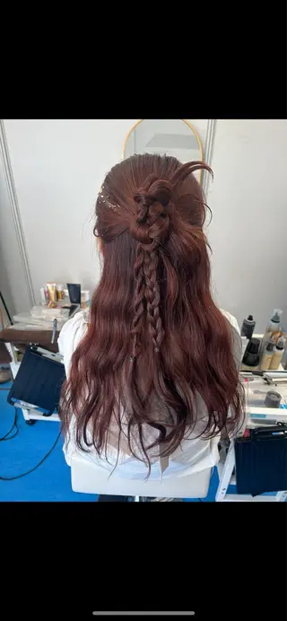 ロング ヘアアレンジ SiLO Yukinaのヘアスタイル