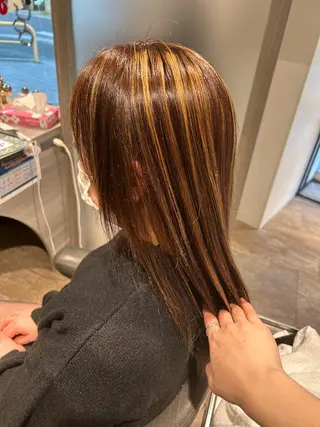 ロング カラー hair＆make CIEL所属・武井 哉子のヘアスタイル